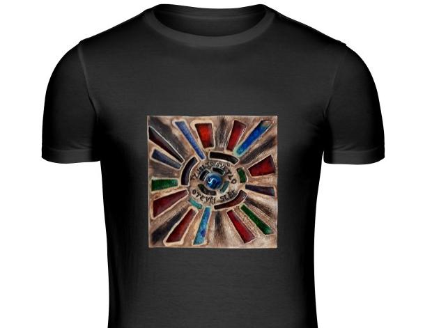 Malované lněné šaty Skrývám šelmu