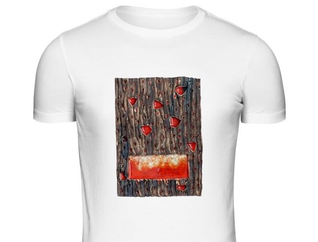 Malované lněné šaty Skrývám šelmu