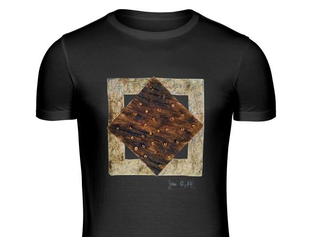 Malované lněné šaty Skrývám šelmu