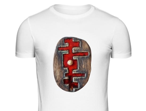 Malované lněné šaty Skrývám šelmu