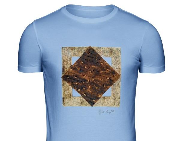 Malované lněné šaty Skrývám šelmu