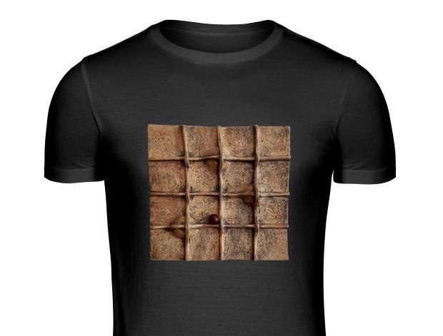 Malované lněné šaty Skrývám šelmu