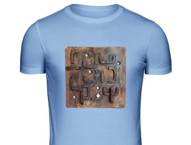 Malované lněné šaty Skrývám šelmu