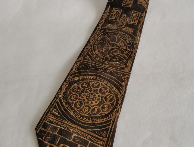 Malované lněné šaty Skrývám šelmu