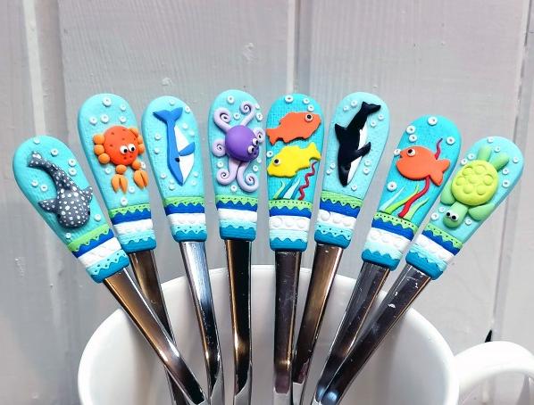 Makronky - malá lžička