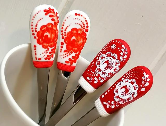 Makronky - malá lžička