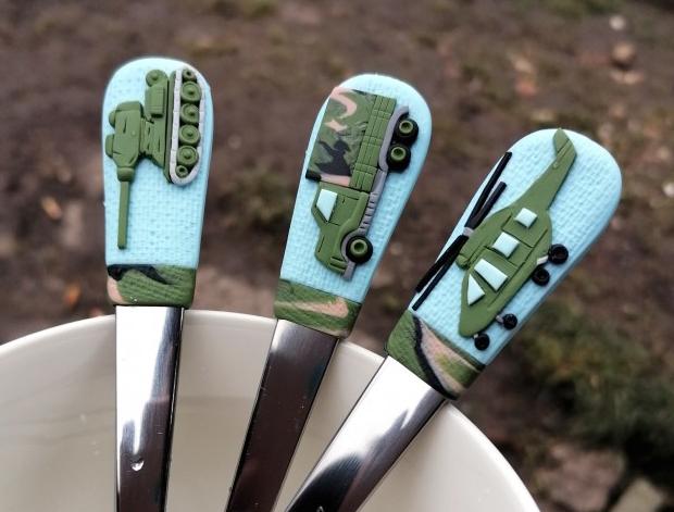 Makronky - malá lžička