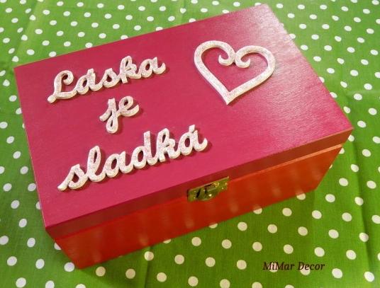 Sada 3 krabiček na sponky, gumičky