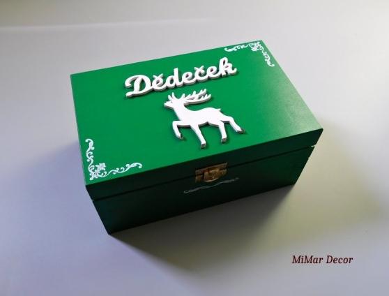 Sada 3 krabiček na sponky, gumičky