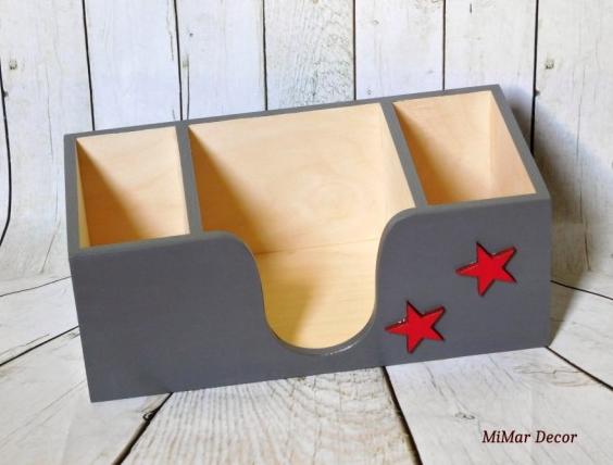 Sada 3 krabiček na sponky, gumičky