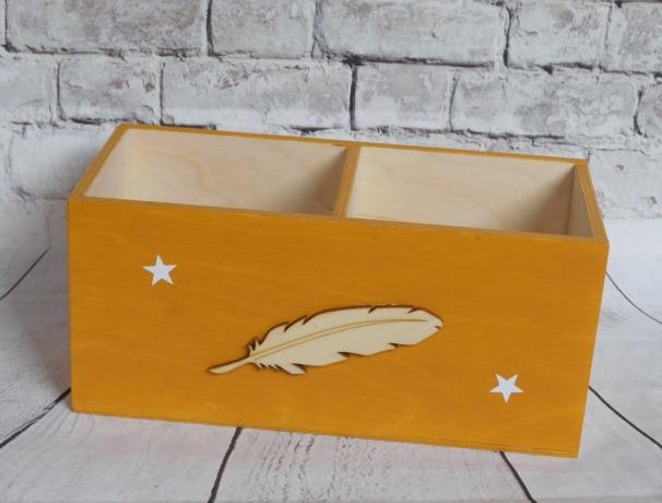 Sada 3 krabiček na sponky, gumičky