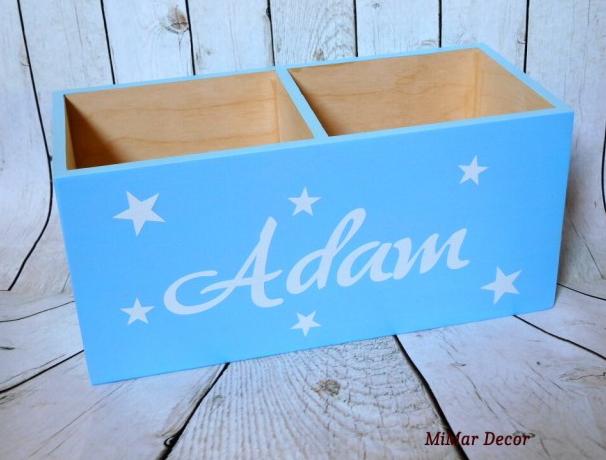 Sada 3 krabiček na sponky, gumičky