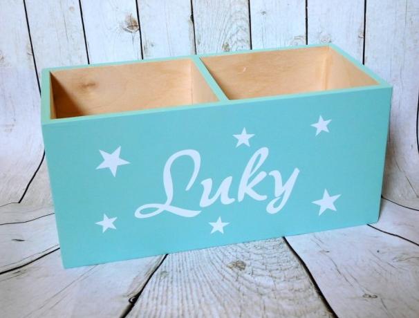 Sada 3 krabiček na sponky, gumičky