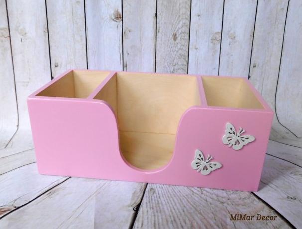 Sada 3 krabiček na sponky, gumičky