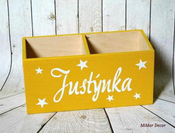 Sada 3 krabiček na sponky, gumičky