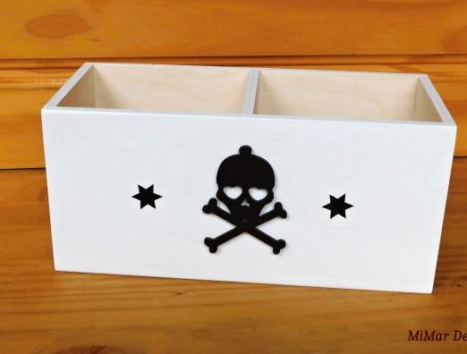 Sada 3 krabiček na sponky, gumičky