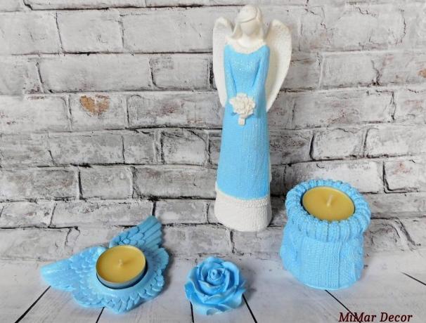 Sada 3 krabiček na sponky, gumičky