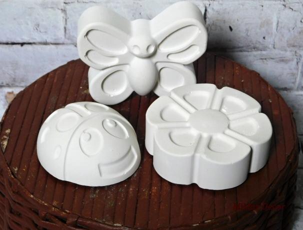 Sada 3 krabiček na sponky, gumičky