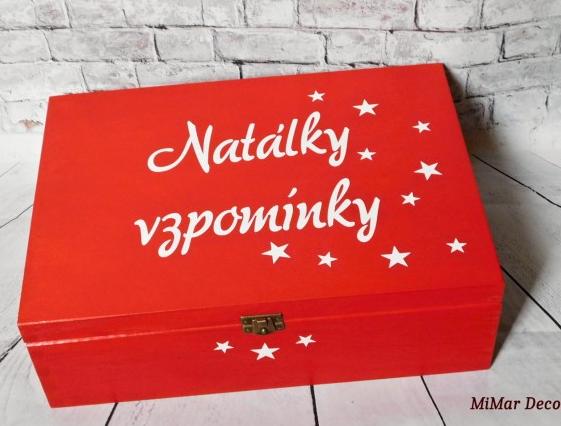 Sada 3 krabiček na sponky, gumičky