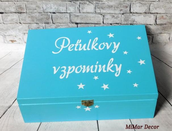 Sada 3 krabiček na sponky, gumičky