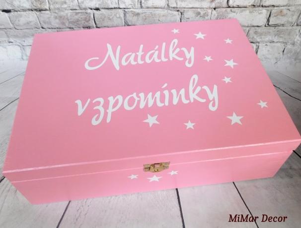 Sada 3 krabiček na sponky, gumičky