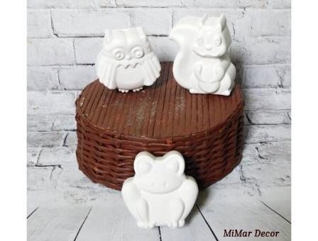 Sada 3 krabiček na sponky, gumičky