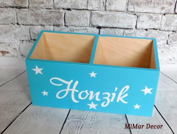 Sada 3 krabiček na sponky, gumičky