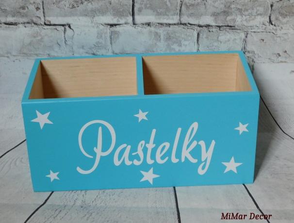 Sada 3 krabiček na sponky, gumičky