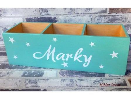 Sada 3 krabiček na sponky, gumičky