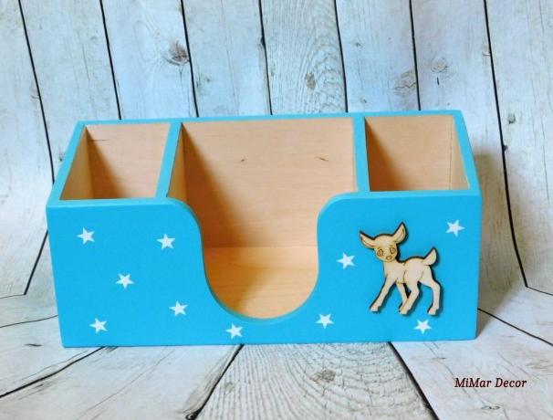 Sada 3 krabiček na sponky, gumičky