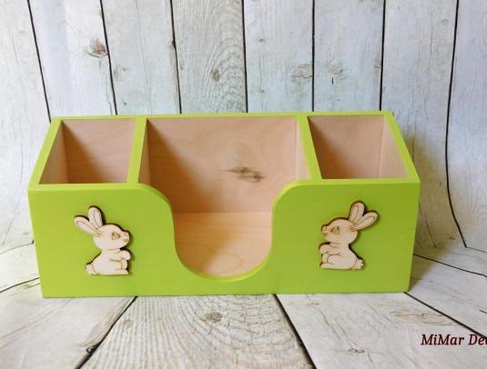 Sada 3 krabiček na sponky, gumičky