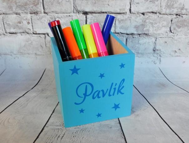 Sada 3 krabiček na sponky, gumičky