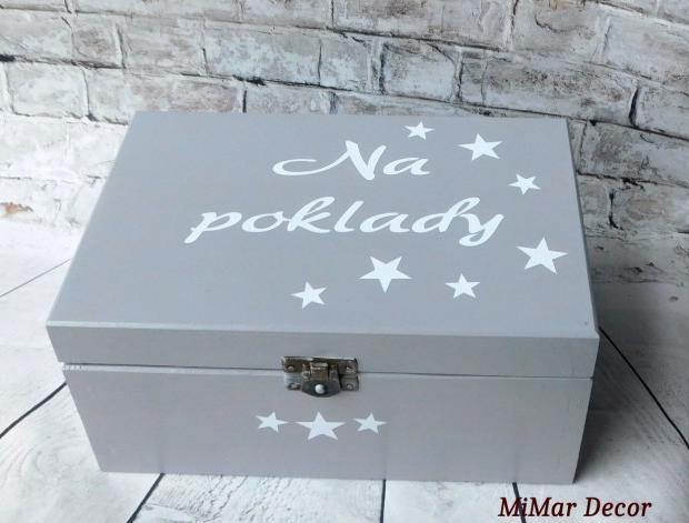 Sada 3 krabiček na sponky, gumičky