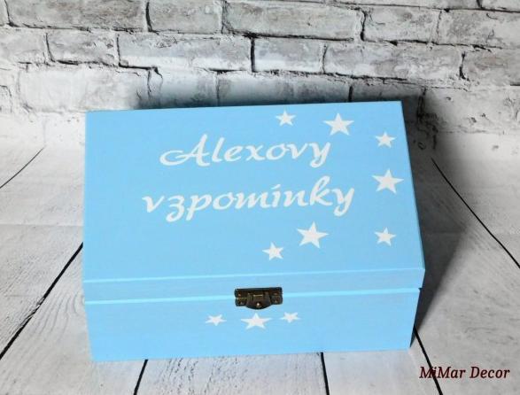 Sada 3 krabiček na sponky, gumičky