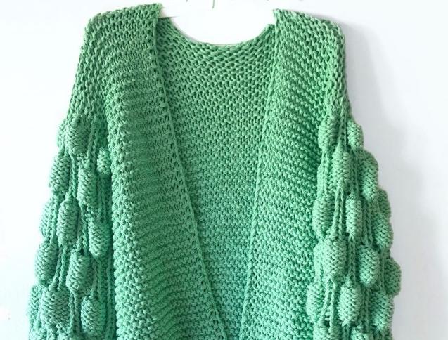 Kardigan pletený dámský oversize
