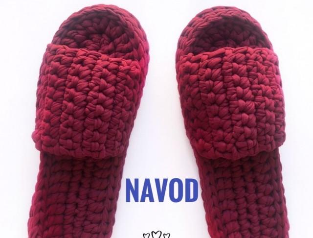 Návod na domaci papuče pantofle dárek papuče pletené ponožky dámské pohoda papučky bačkory návody baleríny přezůvky ťapky nožky pantofle pantofle s bambulama ručne hačkovani domaci papuče bavlnene papuče domaci pantofle bavlnene pantofle návod na pantofle návod na 