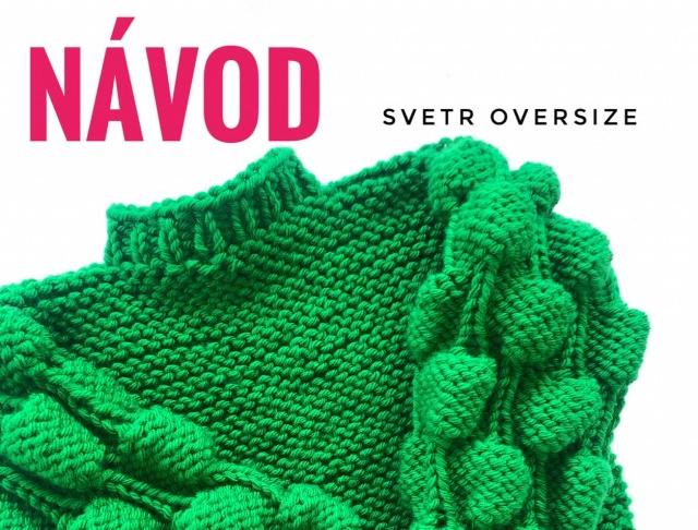 Návod na pleteny dámský svetr