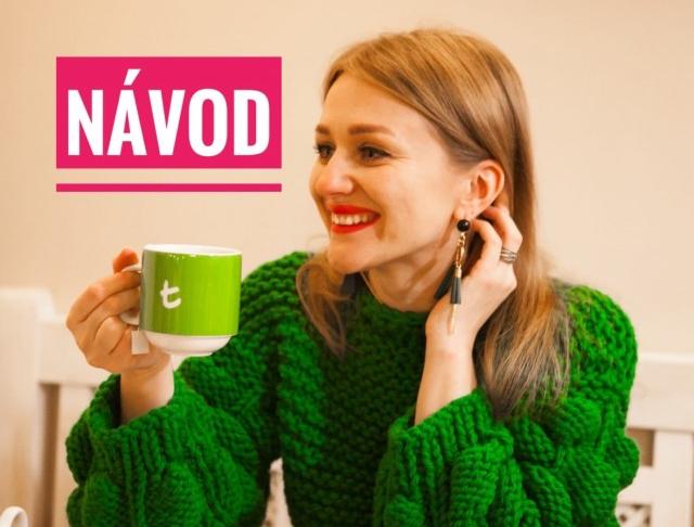 Návod na pleteny dámský svetr