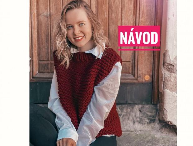 Návod na ručně pletenou vestu návod na ručně pletenou vestu 