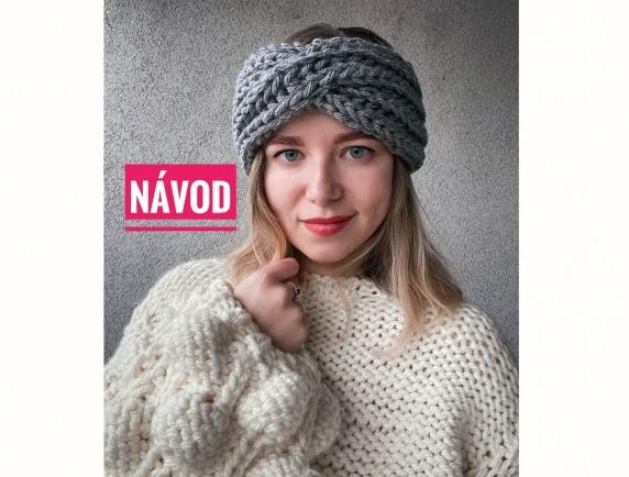 Návod na překříženou čelenku návod na čelenku sleva návod na  