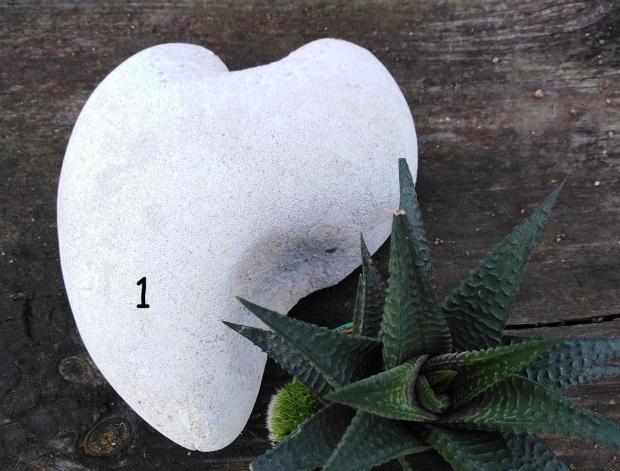 Betonová dóza s ornamenty