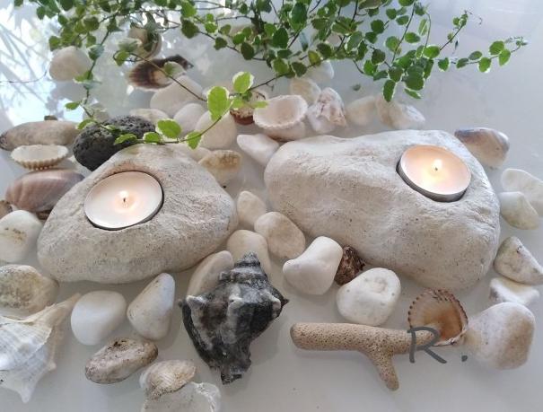 Betonová dóza s ornamenty