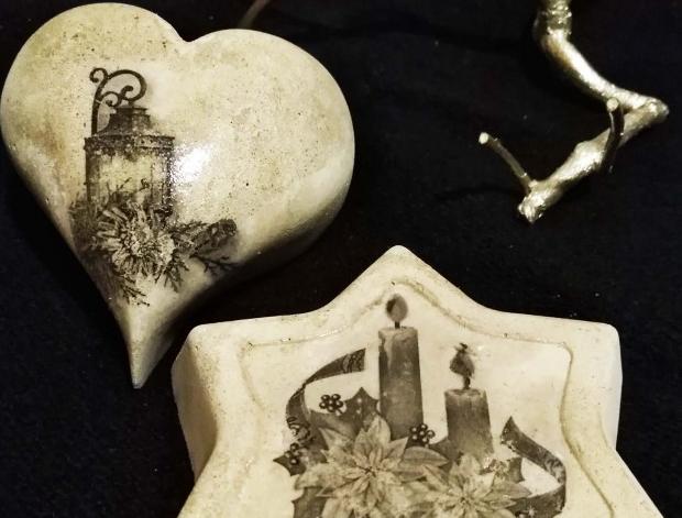 Betonová dóza s ornamenty