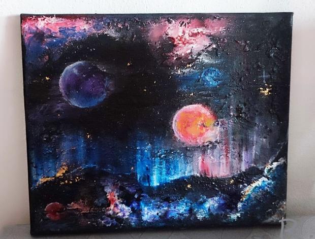 Betonová dóza s ornamenty