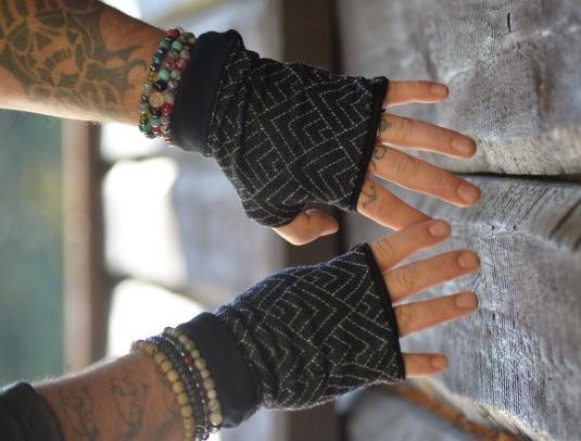 Merino návleky na ruce - unisex vlna návleky rukavice merino 