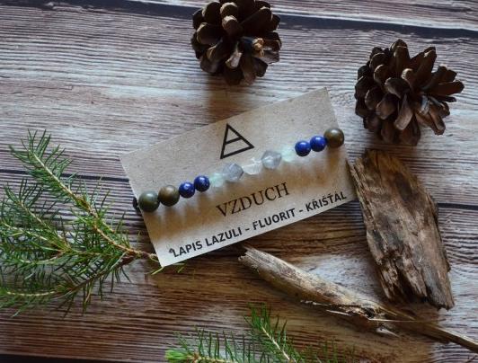 Ochranný náramek - VZDUCH... talisman náramek láska meditace štěstí energie přátelství buddha joga 
