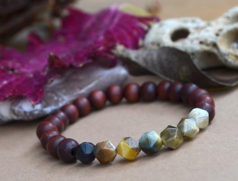 Ochranný náramek - Podzimní příroda talisman náramek láska meditace štěstí energie přátelství buddha joga 