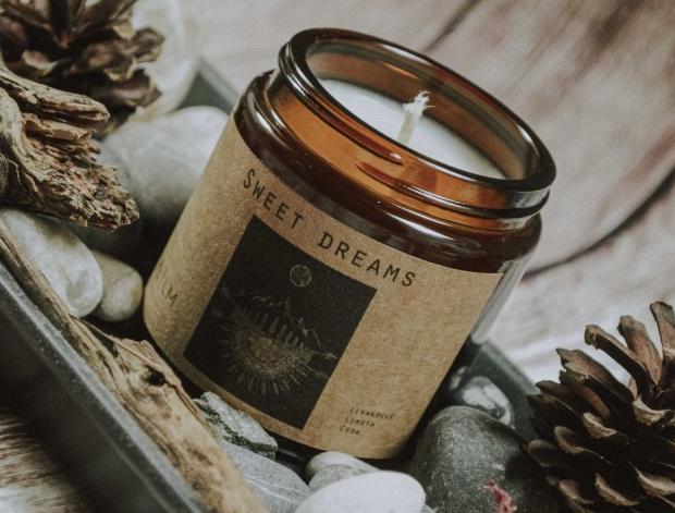 Sójová svíčka - SWEET DREAMS dekorace svíčka vůně světlo vonná romantika teplo 