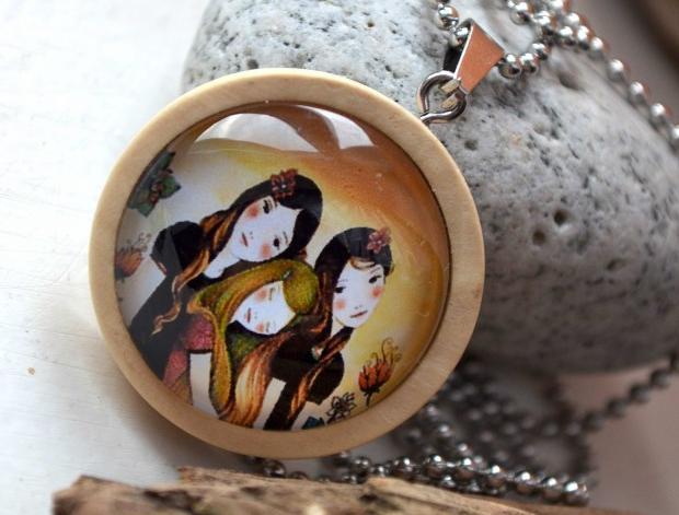 Tři sestry ve dřevě....