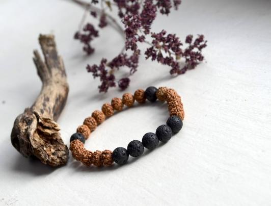Ochranný náramek - S lávou... talisman náramek láska meditace štěstí energie přátelství buddha joga 